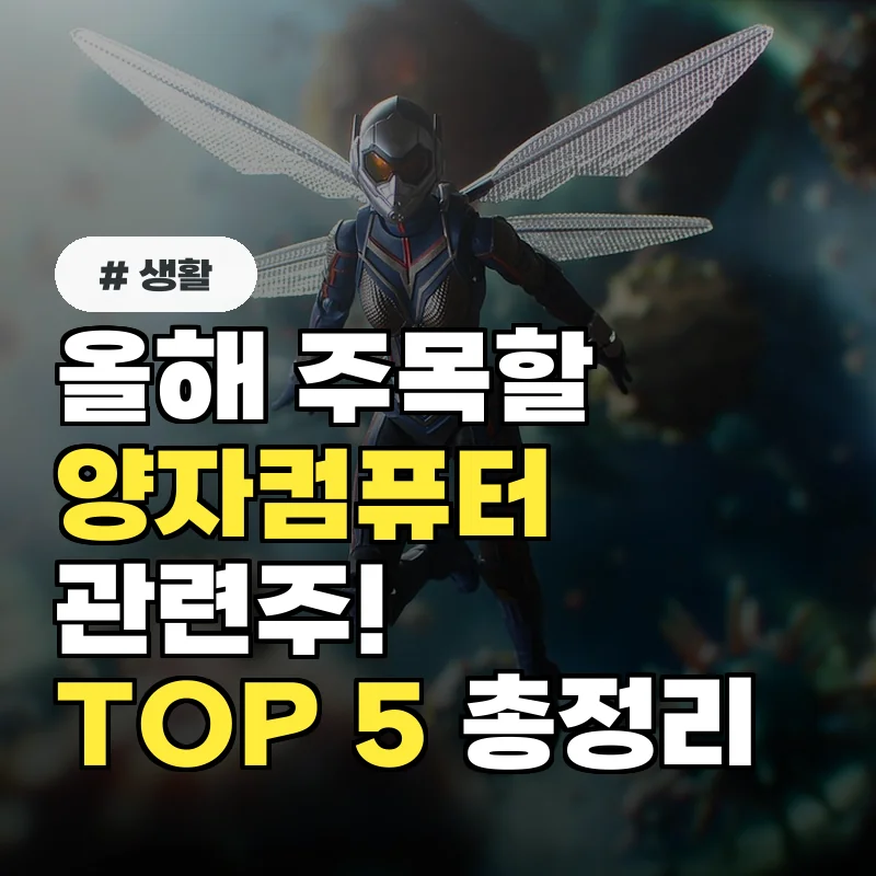 올해 주목할 양자컴퓨터 관련주! 국내외 대장주 TOP 5 총정리