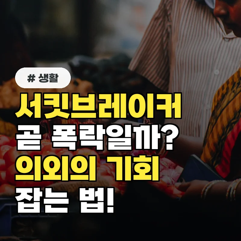 서킷브레이커 발동은 곧 폭락? 의외로 투자자에게 기회될 수 있는 이유
