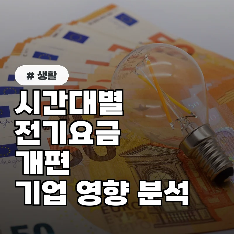 시간대별 전기요금 개편, 중소기업 조업 패턴 양극화 분석
